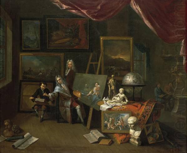The Artist's Studio, Peter Tillemans